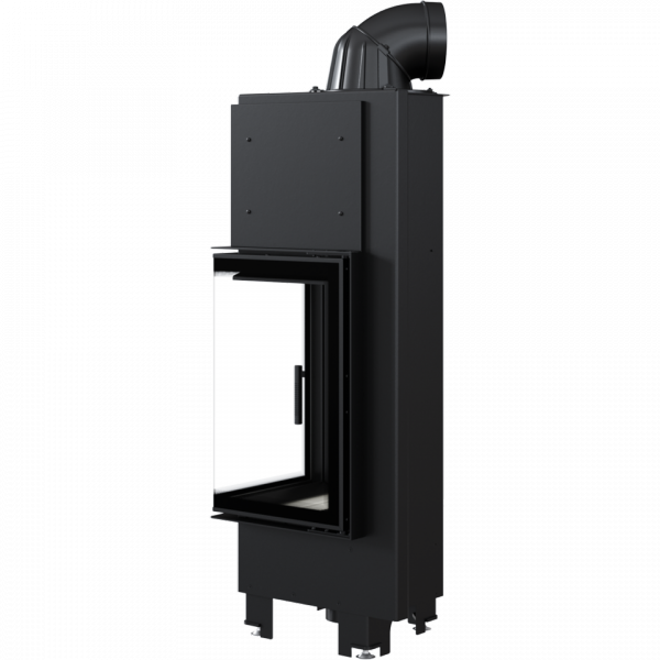 Kominek powietrzny stalowy MBN prawy BS 10 kW