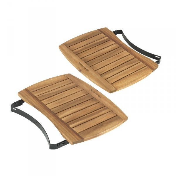 Stoliki boczne EGG z drewna akacjowego / Acacia Wood EGG Mates