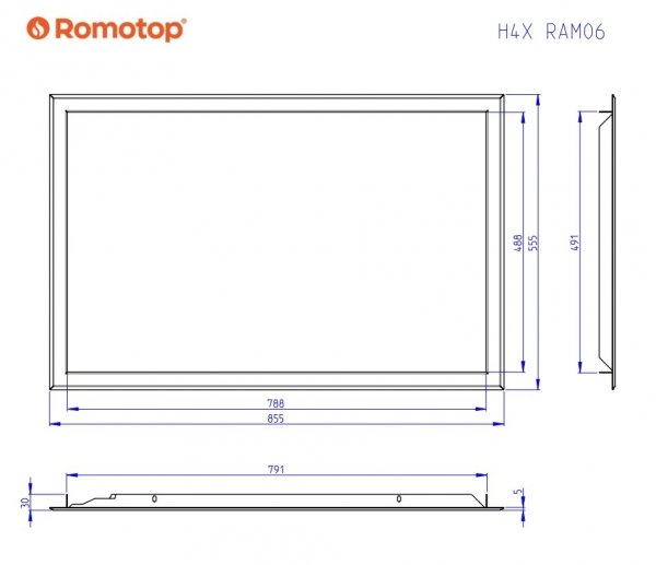 ROMOTOP Ramka H4X