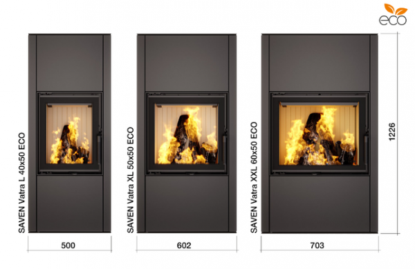 Piec wolnostojący SAVEN Vatra L 40х50 ECO