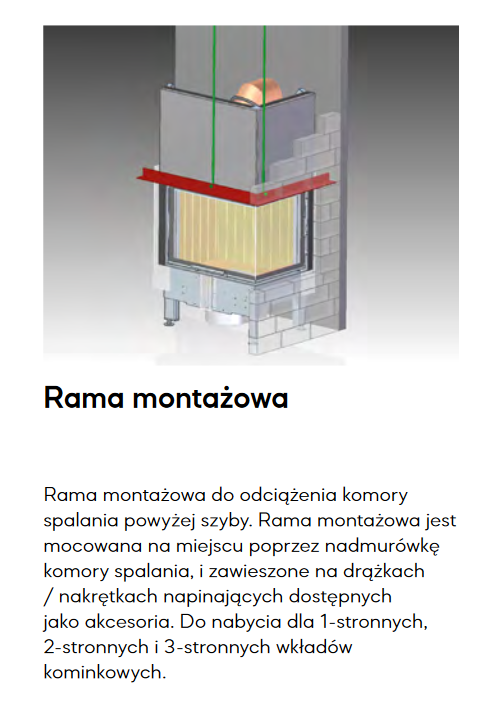 Wkład kominkowy SPARTHERM  ARTE U-70h