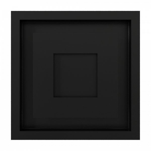 Kratka kominkowa WIND czarna 22x22