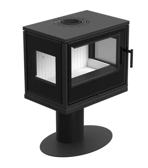 Piec wolnostojący HITZE CF 3S 700 - trzyszybowy