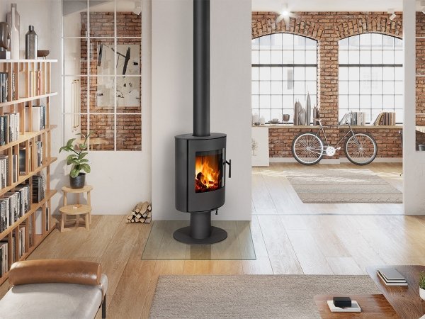 Piec wolnostojący ROMOTOP EVORA T 03 - metal