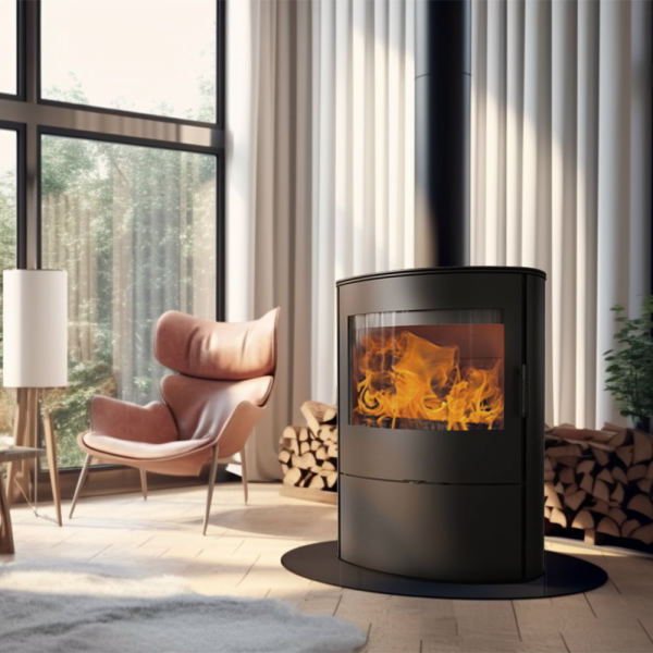 PIEC WOLNOSTOJĄCY KOZA ROLLO 2 Ø 150 10 kW