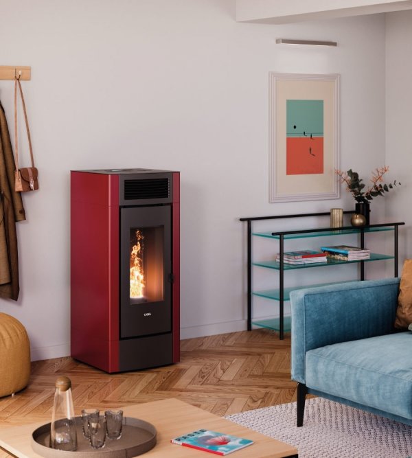 Piecyk na pellet Cristal Airtech 9 kW - Cadel