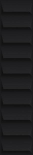 PARADYZ MW duo tonne black cegielka struktura e mat 65x298 mm Opak. 0.93 g1 m2