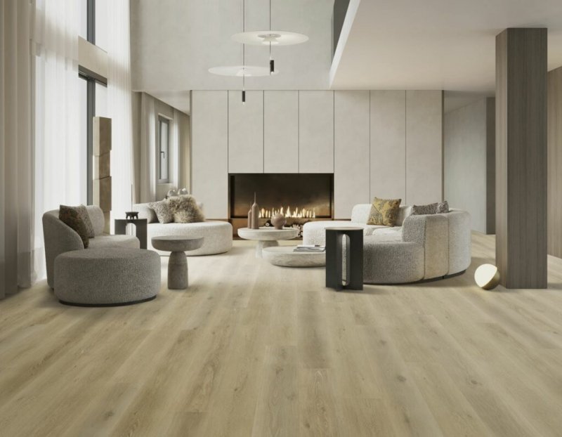 Panele Winylowe VinylTechLab Woodlands Almond zintegrowany podkład AC5/7mm EV-CC-55X-0972-4V-05EIR-026
