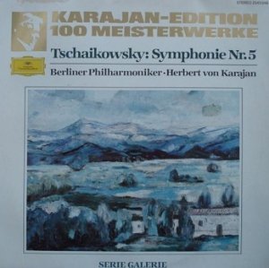 Berliner Philharmoniker, Herbert Von Karajan - Karajan-Edition 100 Meisterwerke - Tschaikowsky: Symphony Nr. 5 (LP)