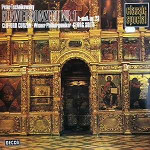 Tchaikovsky : Clifford Curzon With The Vienna Philharmonic Orchestra Conducted By Georg Solti - Klavierkonzerte Nr.1 B-Moll,Op.23 (LP)