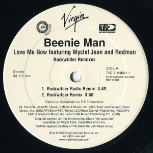 Beenie Man - Love Me Now (Rockwilder Remixes) (12'')