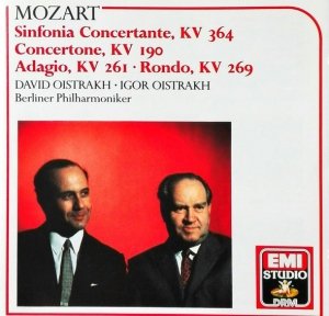 Mozart, David Oistrakh, Igor Oistrakh, Berliner Philharmoniker - Sinfonia Concertante Etc. (CD)
