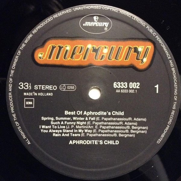 Aphrodite's Child - Best Of Aphrodite's Child (LP)