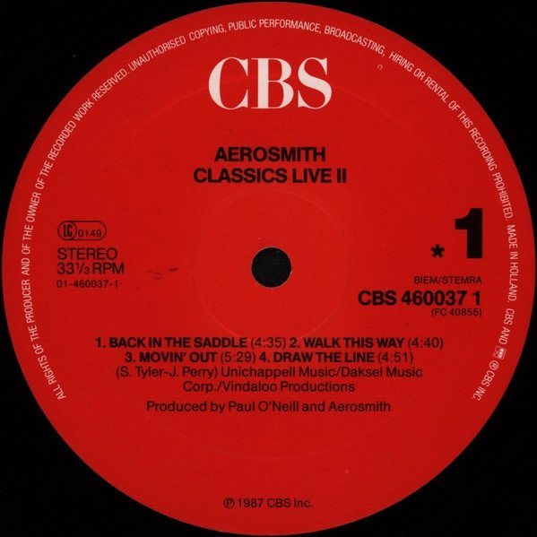 Aerosmith - Classics Live! II (LP)
