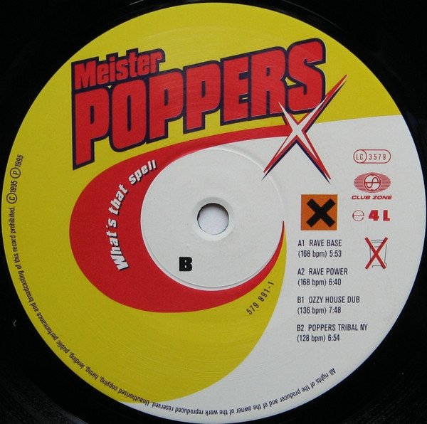 Meister Poppers - What's That Spell (12'')