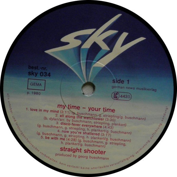 Straight Shooter - My Time - Your Time (LP)