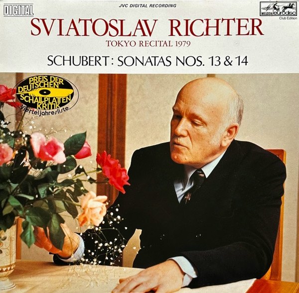 Schubert, Sviatoslav Richter - Sonatas Nos. 13 &amp; 14 - Tokyo Recital 1979 (LP)