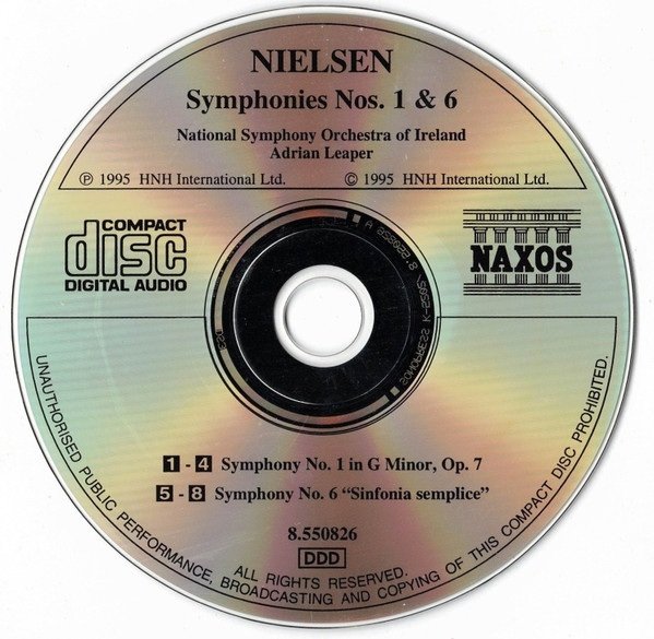 Nielsen - National Symphony Orchestra Of Ireland, Adrian Leaper - Symphonies Nos. 1 And 6 &quot;Sinfonia Semplice&quot; (CD)