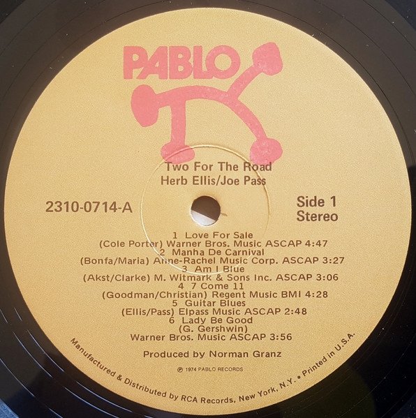 Herb Ellis / Joe Pass - Two For The Road (LP)