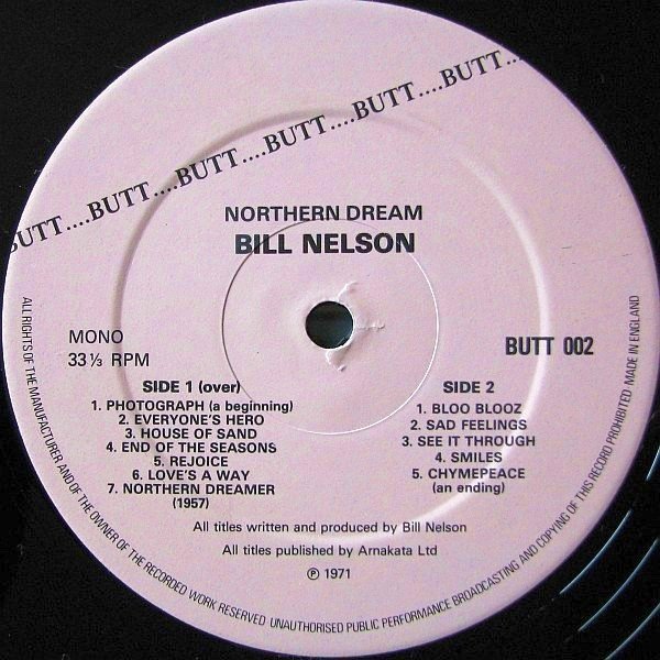 Bill Nelson - Northern Dream (LP)