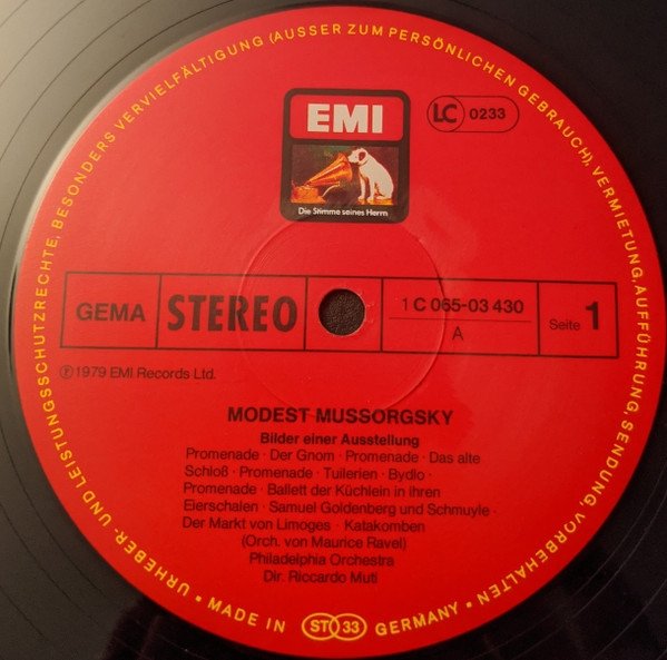Modest Mussorgsky, Igor Stravinsky, Riccardo Muti, The Philadelphia Orchestra - Bilder Einer Ausstellung / Der Feuervogel (LP)