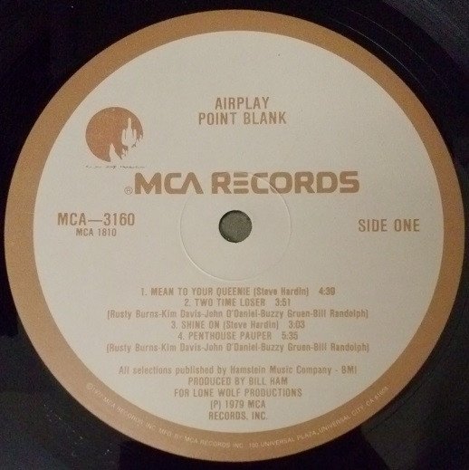 Point Blank - Airplay (LP)