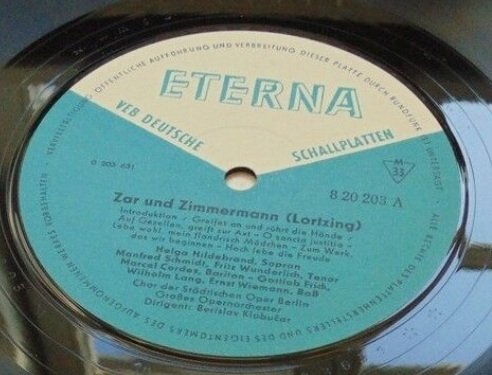 Albert Lortzing - Zar Und Zimmermann (Opernquerschnitt) (LP)