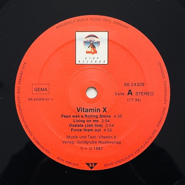 Vitamin X - On Tour - Dzalele (Jah-Live) (LP)