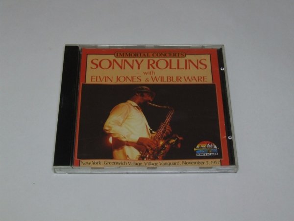 Sonny Rollins With Elvin Jones &amp; Wilbur Ware - New York, Greenwich Village, Village Vanguard, November 3, 1957 (CD)