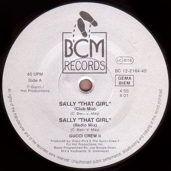 Gucci Crew II - Sally &quot;That Girl&quot; (12'')