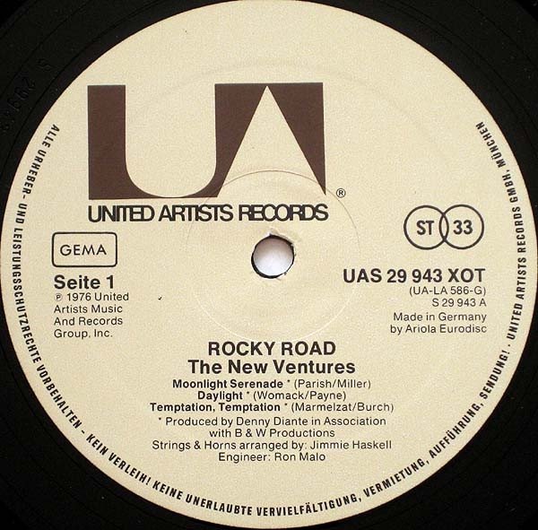 The Ventures - Rocky Road (LP)