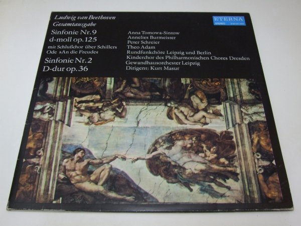Ludwig van Beethoven - Anna Tomowa-Sintow, Annelies Burmeister, Theo Adam, Rundfunkchor Leipzig, Rundfunkchor Berlin, Kinderchor Des Philharmonischen Chores Dresden, Gewandhausorchester Leipzig, Kurt Masur - Sinfonie Nr. 9 D-moll Op. 125 (Mit Schlußchor Ü
