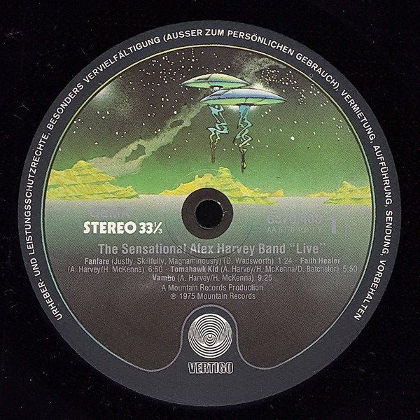 The Sensational Alex Harvey Band - Live (LP)