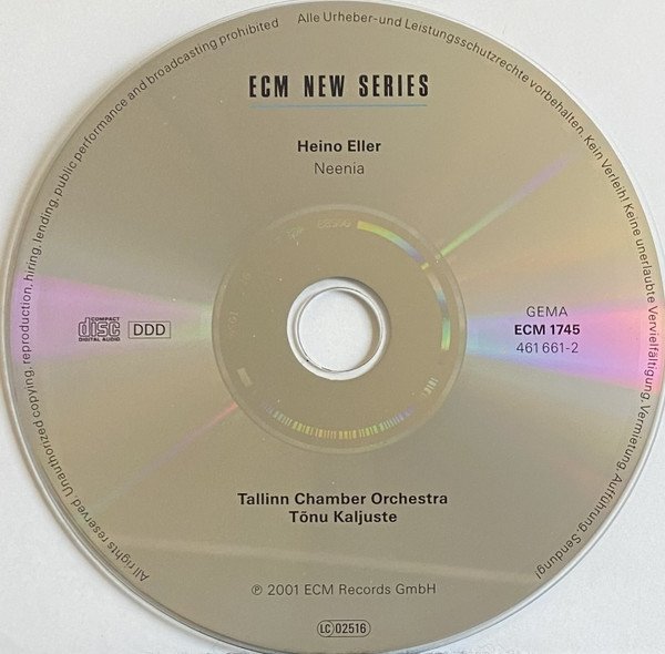 Heino Eller - Neenia (CD)