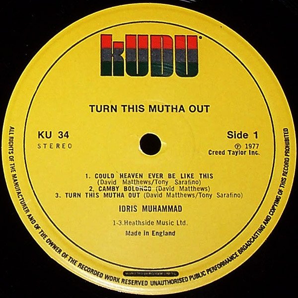 Idris Muhammad - Turn This Mutha Out (LP)