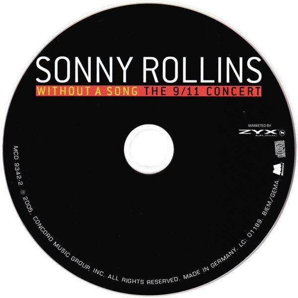 Sonny Rollins - Without A Song The 9/11 Concert (CD)