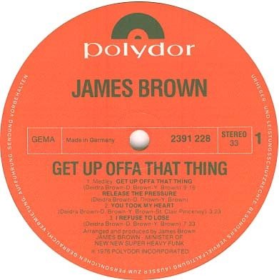 James Brown - Get Up Offa That Thing (LP)