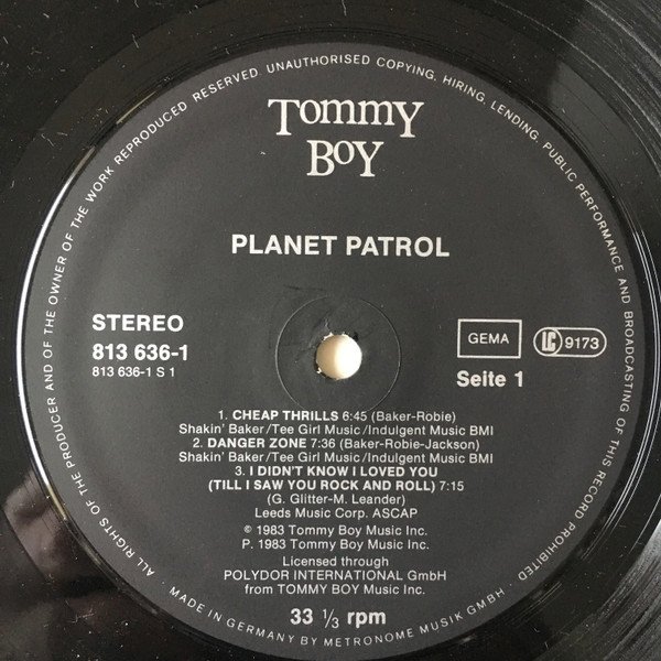 Planet Patrol - Planet Patrol (LP)