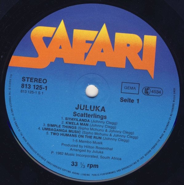 Juluka - Scatterlings (LP)