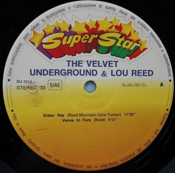 Lou Reed &amp; Velvet Underground - The Velvet Underground &amp; Lou Reed (LP)
