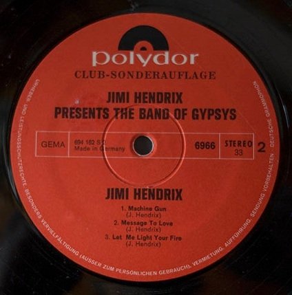 Jimi Hendrix - Presents The Band Of Gypsys (LP)