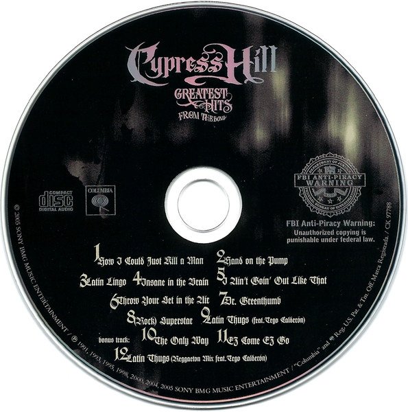 Cypress Hill - Greatest Hits From The Bong (CD)