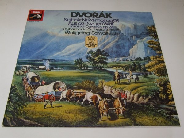 Dvořák, Smetana, Philharmonia Orchestra London, Royal Philharmonic Orchestra London, Wolfgang Sawallisch, Sir Malcolm Sargent - Sinfonie Nr. 9 E-moll Op. 95 'Aus Der Neuen Welt' / Karneval-Overtüre Op. 92 • Die Moldau (2LP)