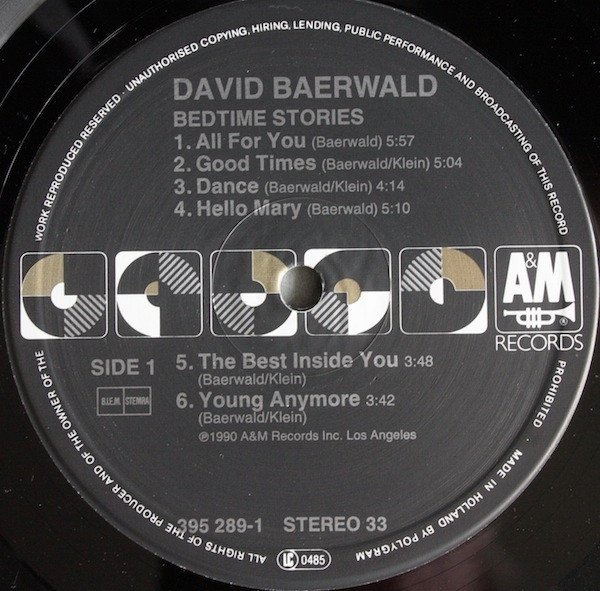 David Baerwald - Bedtime Stories (LP)