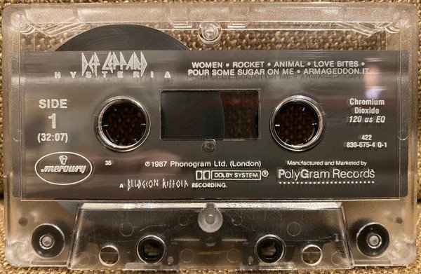 Def Leppard - Hysteria (MC)