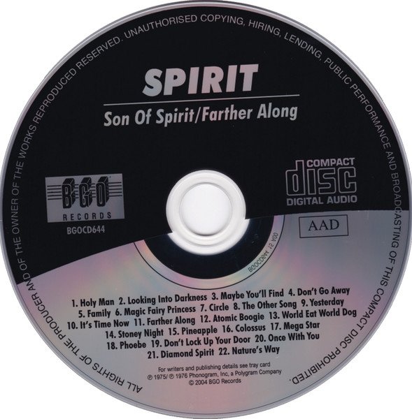 Spirit - Son Of Spirit / Farther Along (CD)