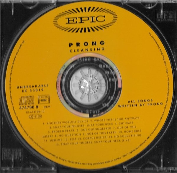Prong - Cleansing (CD)