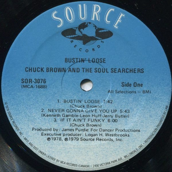 Chuck Brown And The Soul Searchers - Bustin' Loose (LP)