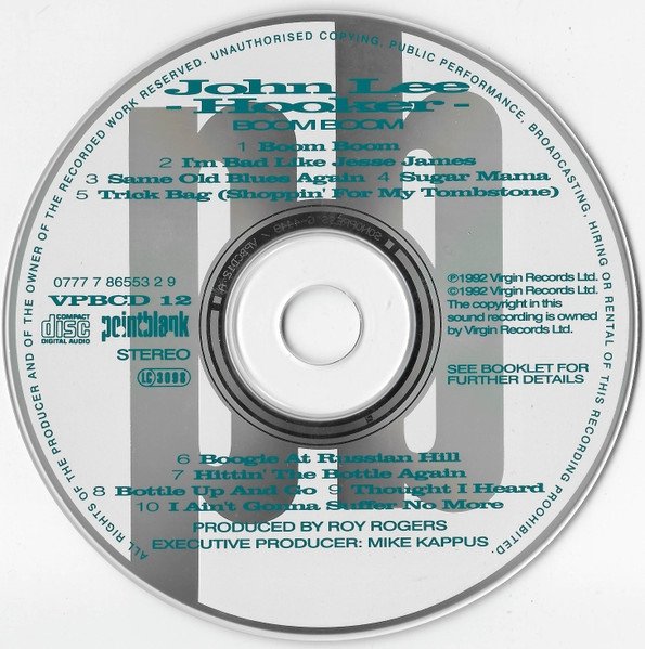 John Lee Hooker - Boom Boom (CD)