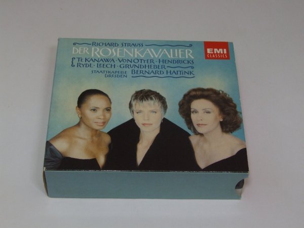 Richard Strauss - Te Kanawa · Von Otter · Hendricks · Rydl · Leech · Grundheber · Staatskapelle Dresden, Bernard Haitink - Der Rosenkavalier (3CD)